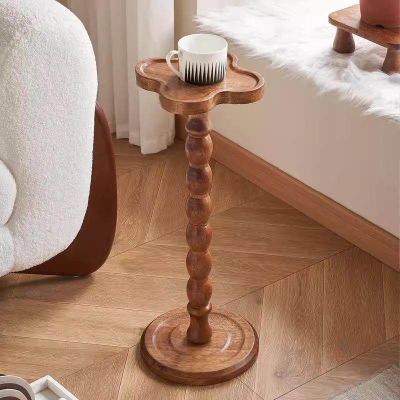 轻奢沙发床边几厅家用小茶几约覆古角几实木头asfbhasf简置物客阳