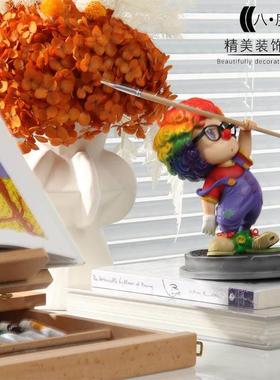 绘画主装饰品板题间儿童房男孩样房女孩房房陈设品书桌BWJ台面间