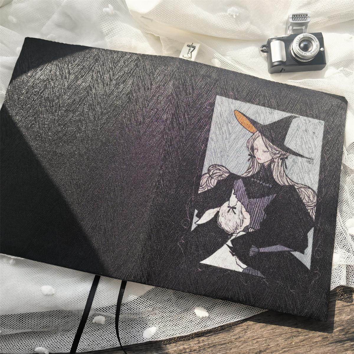 A暗夜古堡 暗黑厚童话风 手账定6页5A手帐本书衣 加日记笔记本,文具电教/文化用品/商务用品,手帐/日程本/计划本,淘宝优惠券,粉丝福利购,淘宝优惠卷