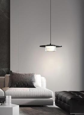 卧室床RRJ吊灯极轻奢高北级感意式简欧风吧台餐桌长线头电视背景