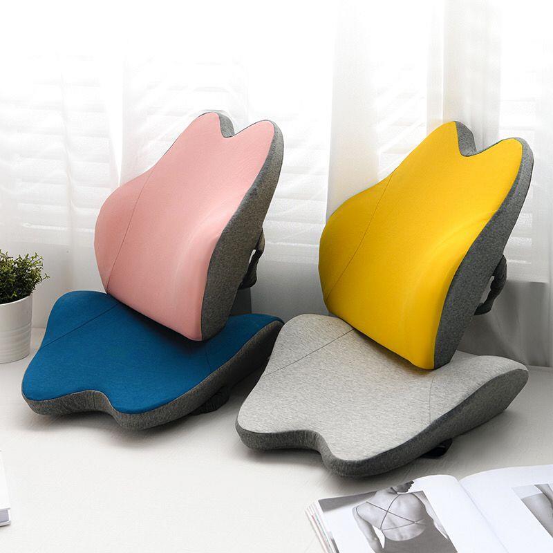 腰办久公室坐护枕腰靠垫YK-JYM01靠孕妇学生座椅枕车用慢回弹记忆