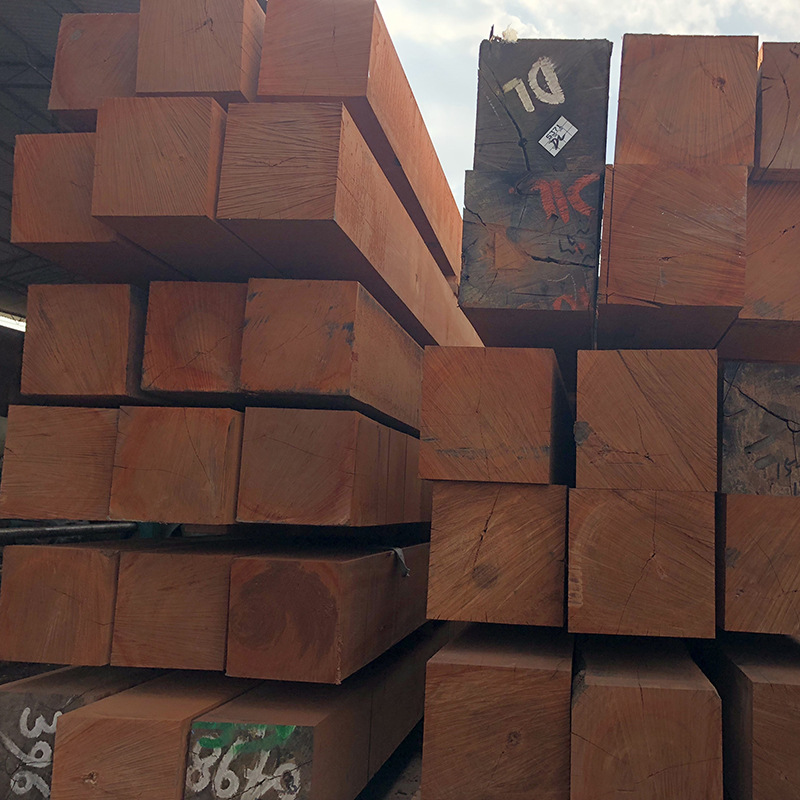张家港硬木垫木 300*300精品木方 承重性能好 船厂用厂家