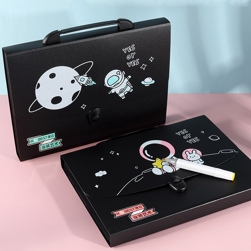 A4风琴文件夹多层放资料的试卷收纳袋学生用分类试卷夹手提卡通风,文具电教/文化用品/商务用品,文件夹/试卷夹,淘宝优惠券,粉丝福利购,淘宝优惠卷