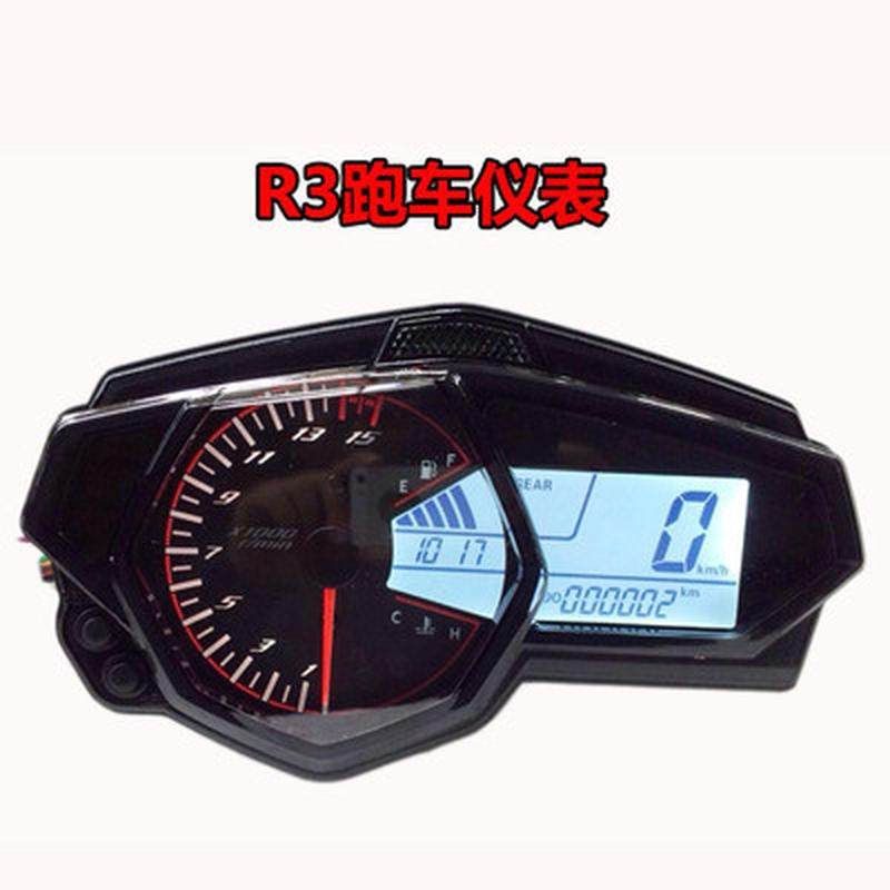 R3 高速电摩码表仿赛趴专用电动车改装仪表速度计48V60V72V速度计