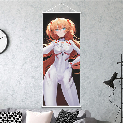 动漫 EVA新世纪福音战士挂画 35X90CM海报卷轴墙画装饰画