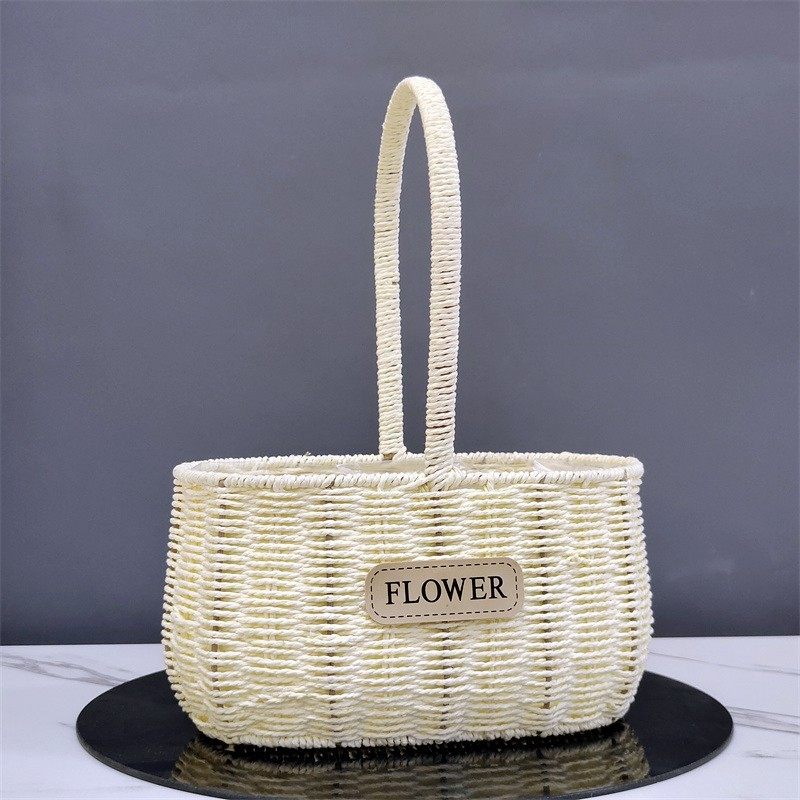 插花手提篮手提花篮清新花束装饰手工藤编竹编花篮花童婚礼花艺用,鲜花速递/花卉仿真/绿植园艺,多肉植物,淘宝优惠券,粉丝福利购,淘宝优惠卷