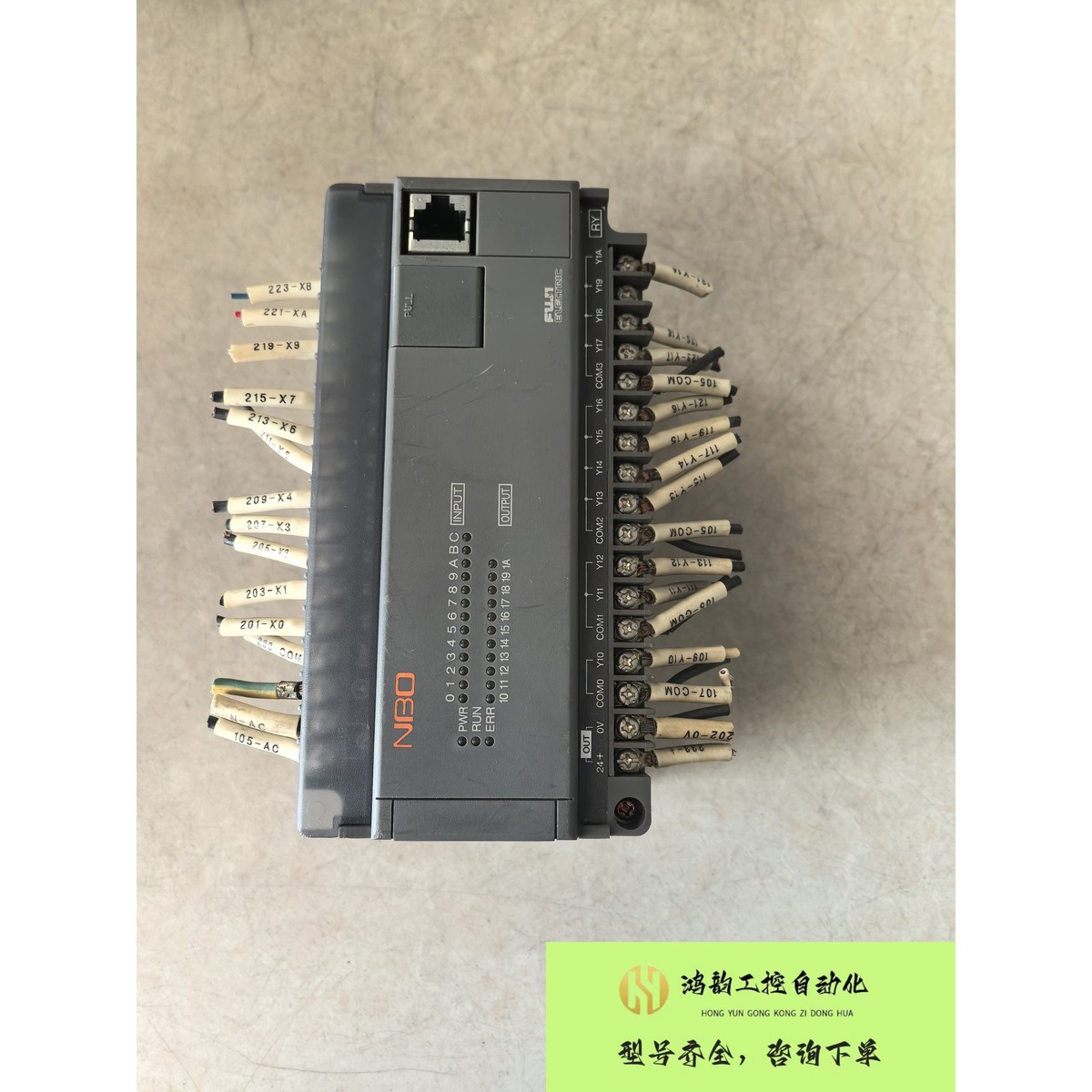 拍前询价（拍前询价）富士PLC模块NBO-P24R3-AC NB0-P24R3-AC 拆