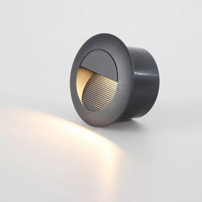 地脚灯防水台阶灯86底盒嵌入式led过道墙角灯楼梯踏步户外墙壁灯