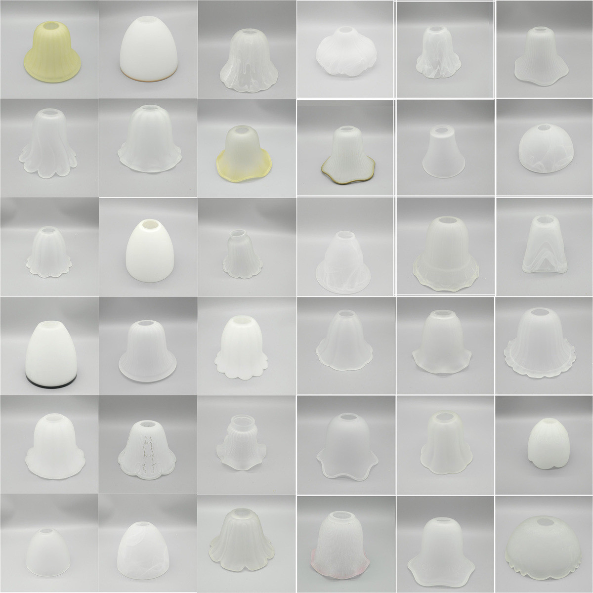 磨砂玻璃灯罩螺口吊灯壁灯台灯灯罩配件吸顶酸洗灯罩