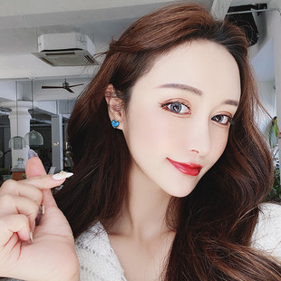 推荐 温柔心形 S925银针爱心甜美耳钉2025新款 潮少女设计感小巧个性