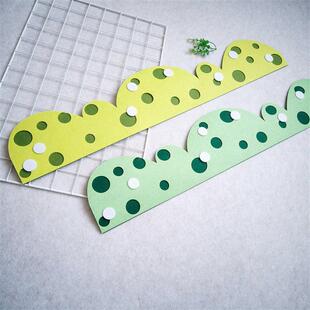 幼儿园环创家园主题墙毛毡云朵波浪条材料栏黑板报装饰边框花厂家