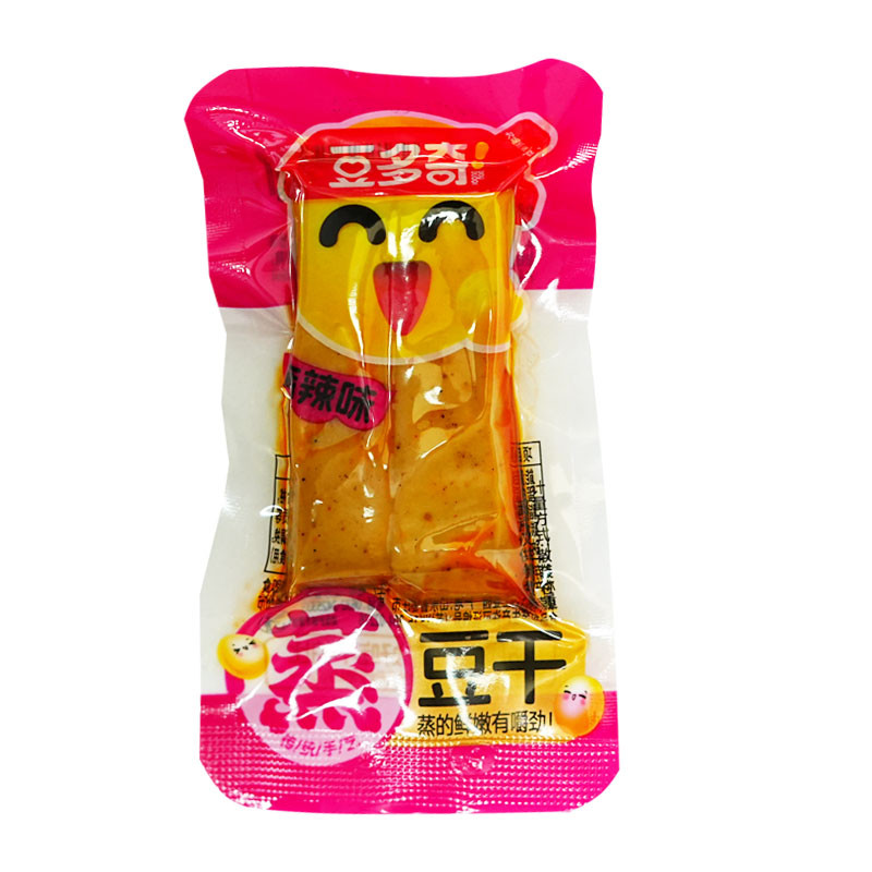 豆多奇蒸豆干嫩豆干五香味香辣味开袋即食办公室休闲解馋零食