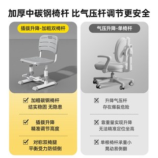 学习椅子中小学生写字凳子儿童书桌可升降调节靠背座椅电脑椅