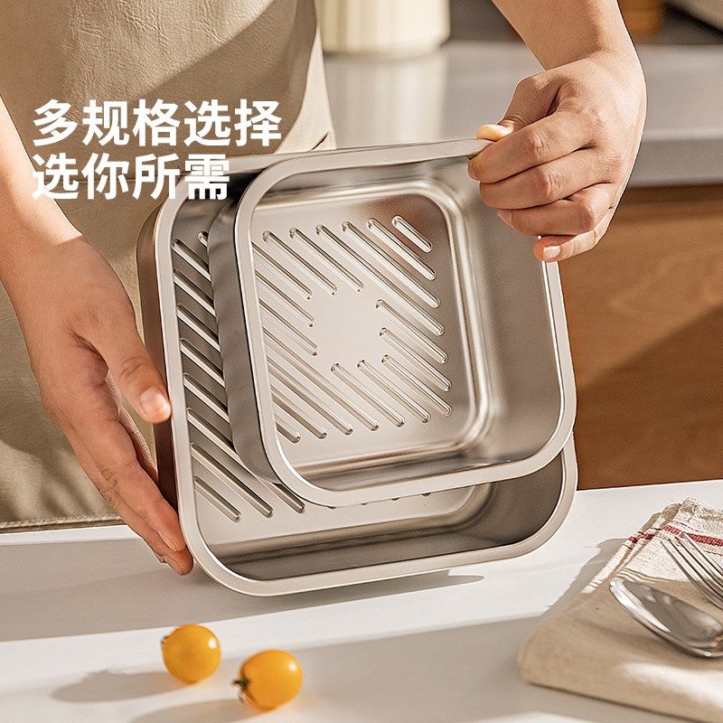 主妇不锈钢保鲜盒带盖密封盒B大容量饭盒便携手提水果便当盒,餐饮具,保鲜盒,淘宝优惠券,粉丝福利购,淘宝优惠卷