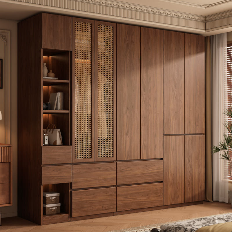 中古风大衣柜卧室大容量可定制柜