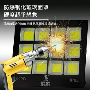 亞明LED戶外照明庭院室外防水探照路燈工程工業車間廠房投光射燈