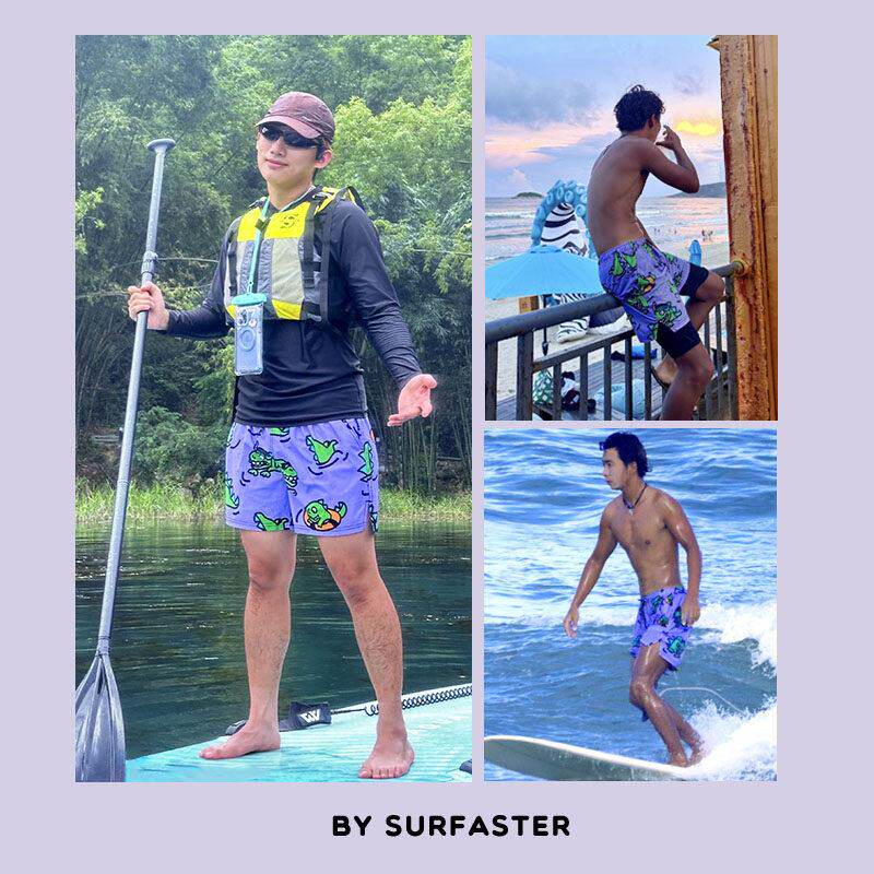 泳裤男2025新款双层防尴尬沙滩裤速干海边度假水上乐园冲浪泡温泉