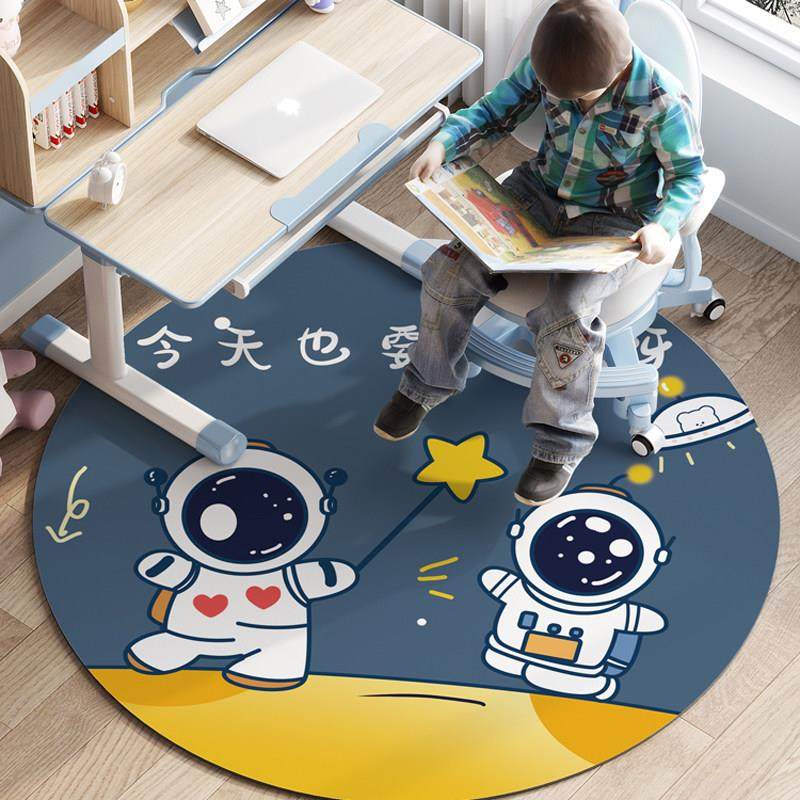 圆形儿童房地垫可擦洗防水耐脏款爬行垫卡通儿童跳舞地毯防摔地垫,居家布艺,家用脚垫,淘宝优惠券,粉丝福利购,淘宝优惠卷
