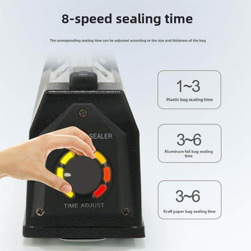 蓝莓牌FR-400B型手压封口机8mm封茶叶袋大米袋塑料袋塑封机大功率