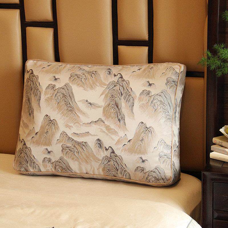 中式抱枕靠枕床头靠背垫厅实木沙发大靠枕套抱罗汉床软客包靠WHM