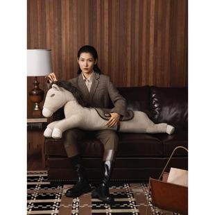 『又见花木木兰』长条抱奢枕女生睡卧夹腿觉轻高级毛绒马床上室抱