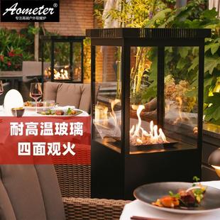 户外燃气取AMT-GFP-暖炉液化气取暖器室外炉火酒店墅庭院民宿真烤