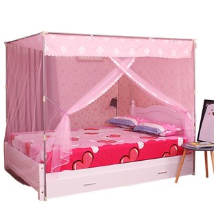 蚊帐 蚊帐加密家用15m18m床单门双人床落地12米学生宿舍09老式