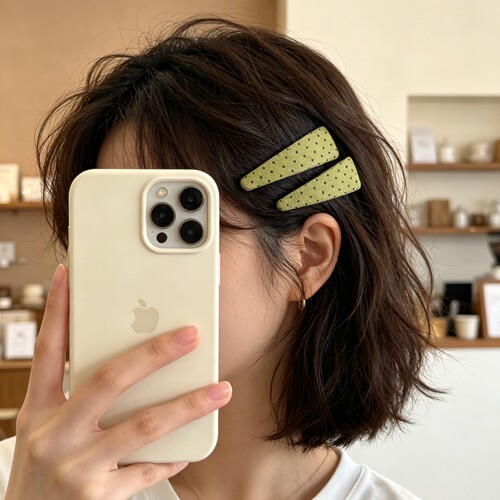 韩系AB款波点BB夹刘海夹碎发夹