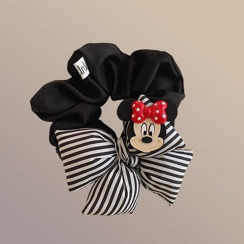 条纹可爱丸子头米妮韩系