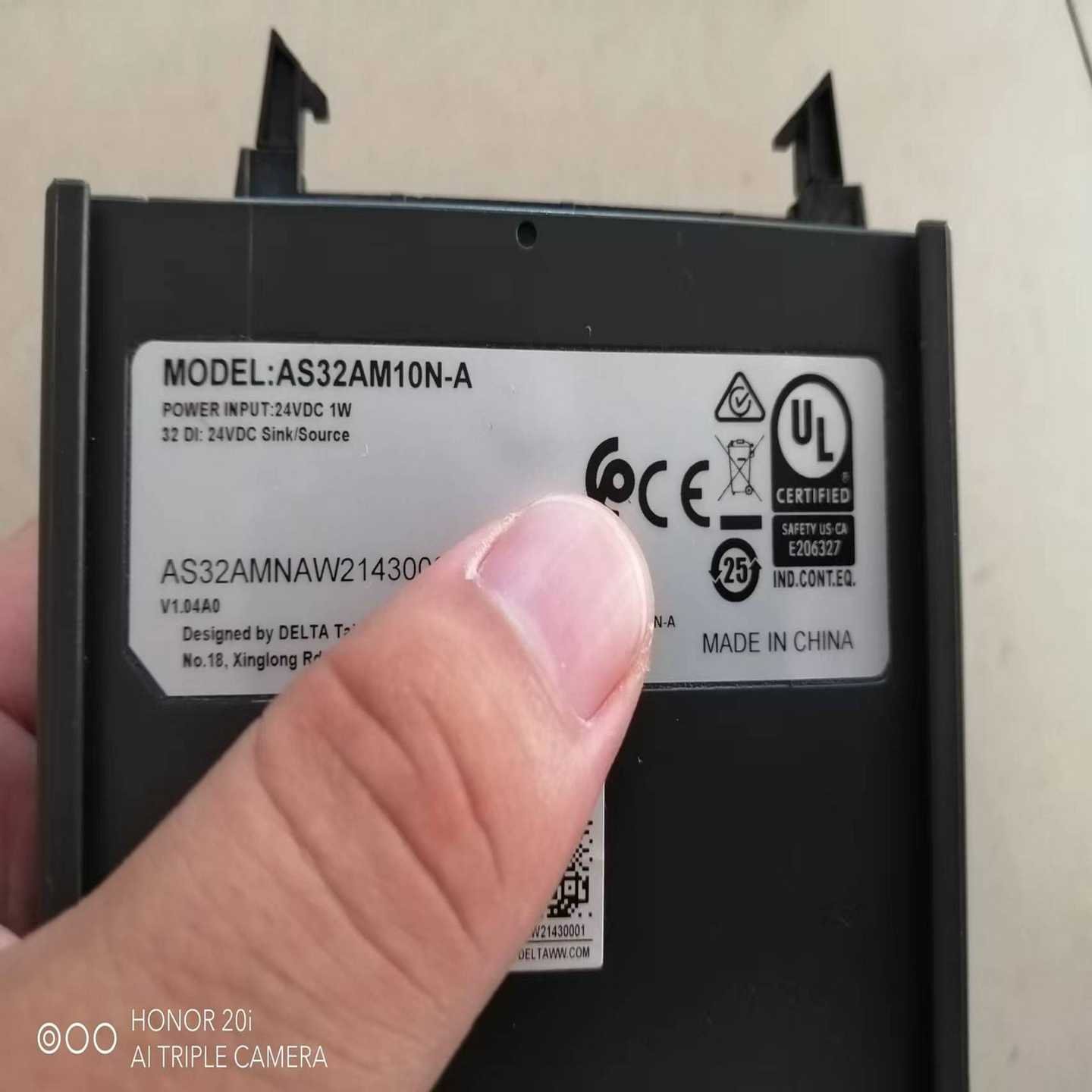 台达32点输入模块，AS32AM10N-A产品包（佳毅工控）