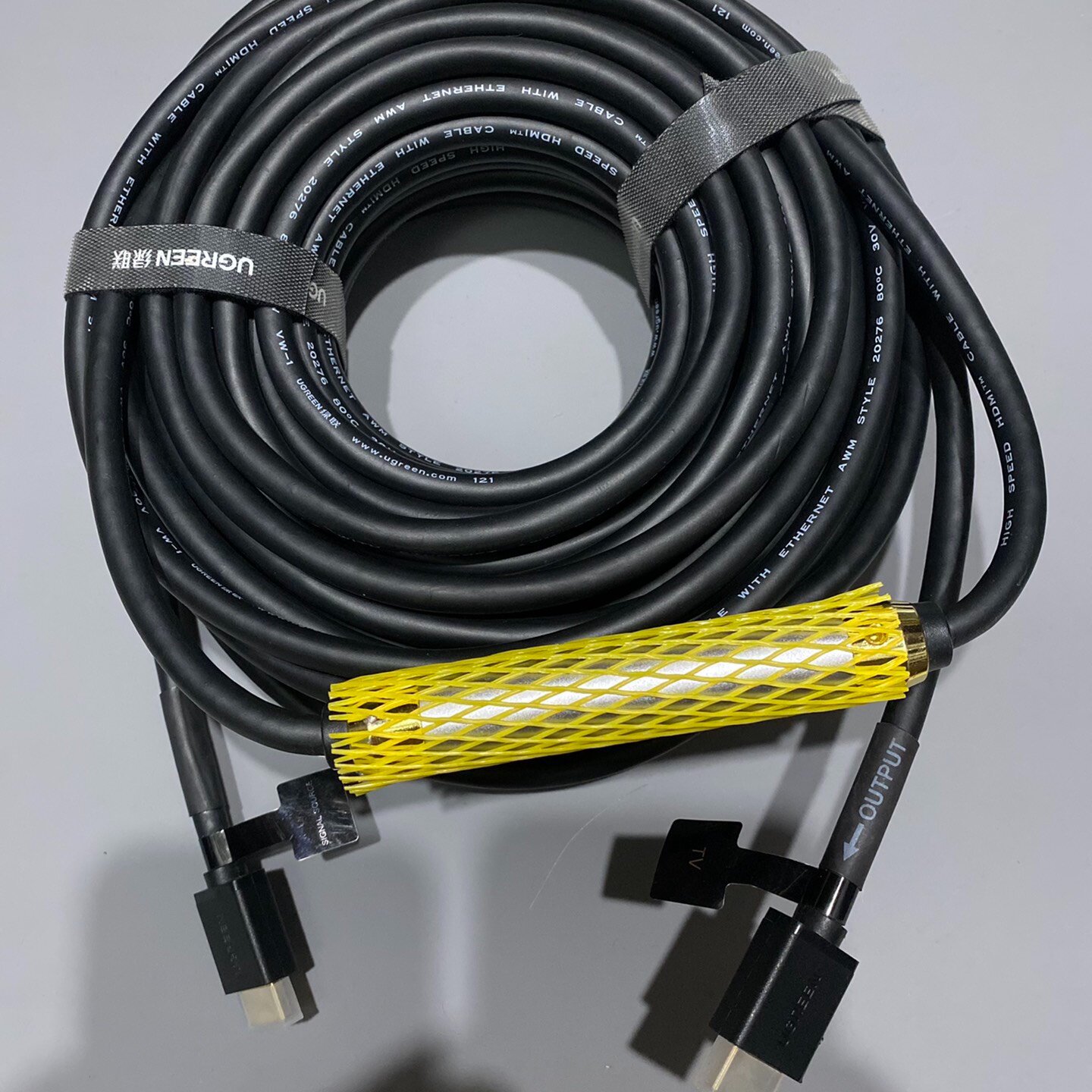 全新绿联HDMI4K高清线长度20米191镀锡无氧铜-议价