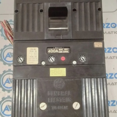 Nouveau Disjoncteur Tri Break GE TB43F 3 Ples 400 Ampres San