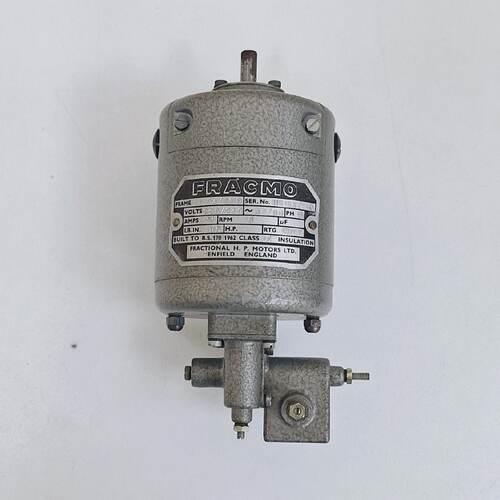 Fracmo X26104G11D Motor 1 Phase 220240V 6RPM 5060Hz