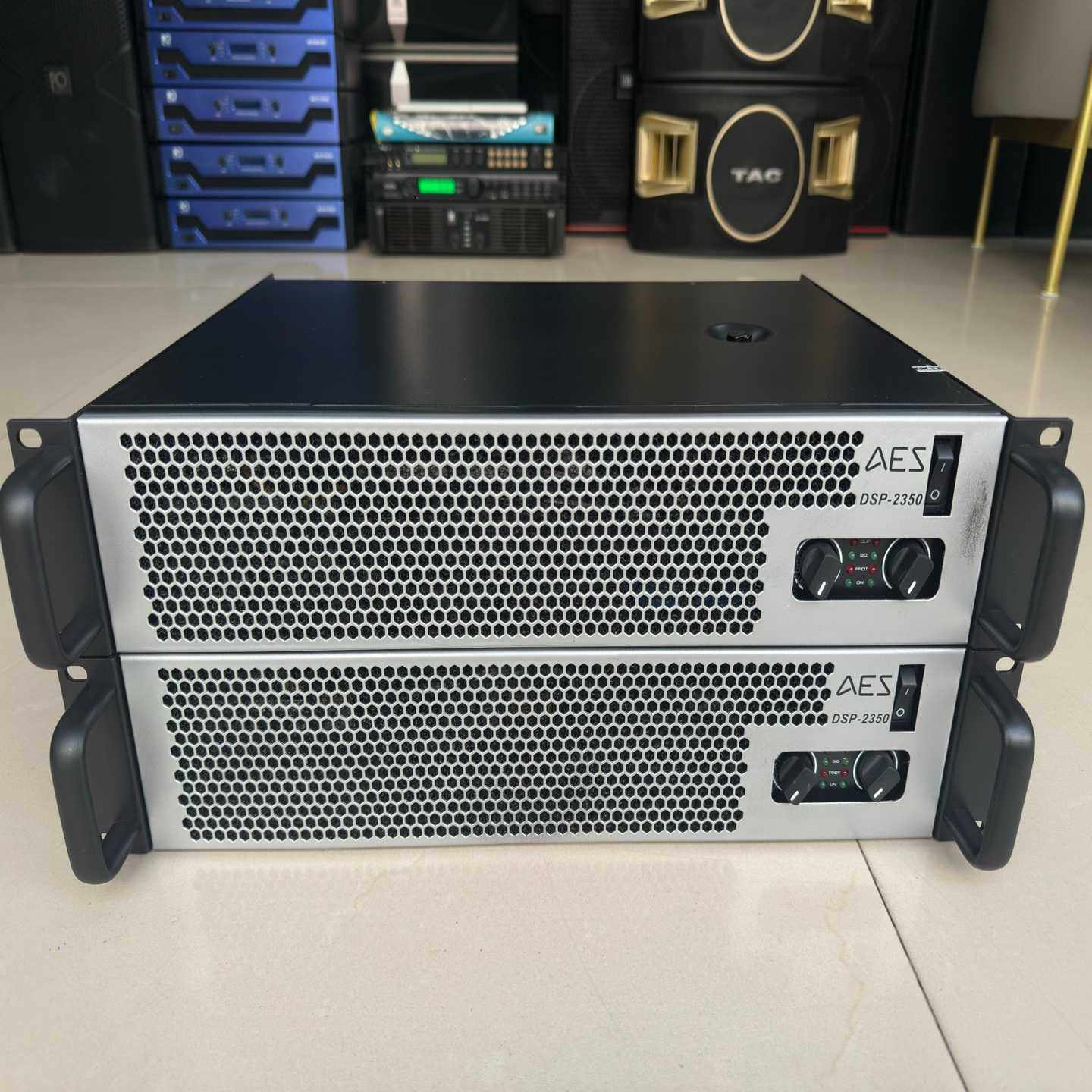 AES蜚声DSP-2350专业功放两台原装正品无修正常使用--议价商品