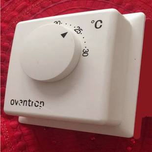 水采暖地暖房间温控器TH2107B机械式面板开关室内控制器OVENTROP