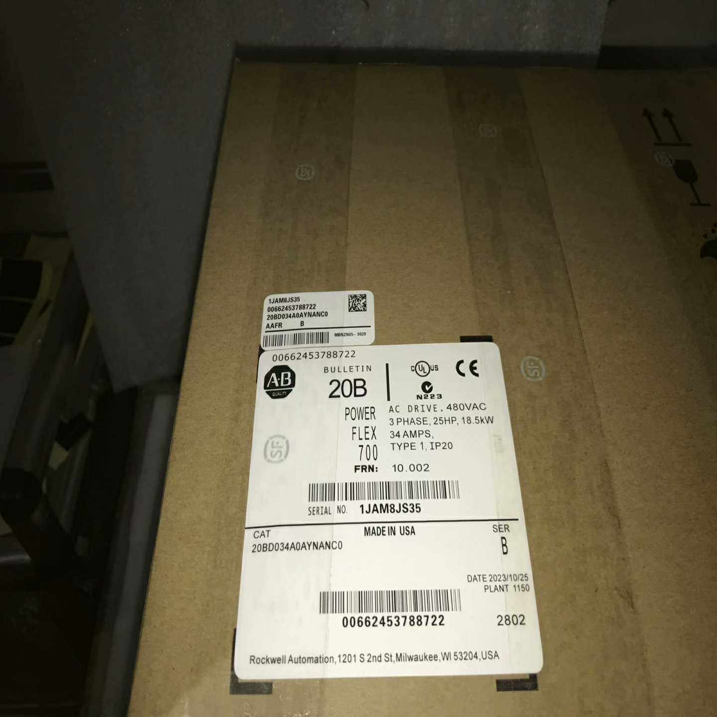 AB变频器20Bd5811014022027【询价】