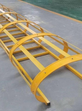玻璃钢爬梯护笼电力消防工程基坑深井绝缘防腐安全登高人字直爬梯