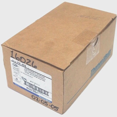 BOX OF 25 NEW THOMAS  BETTS HK402 RIGID CONDUIT COUPLINGS 34