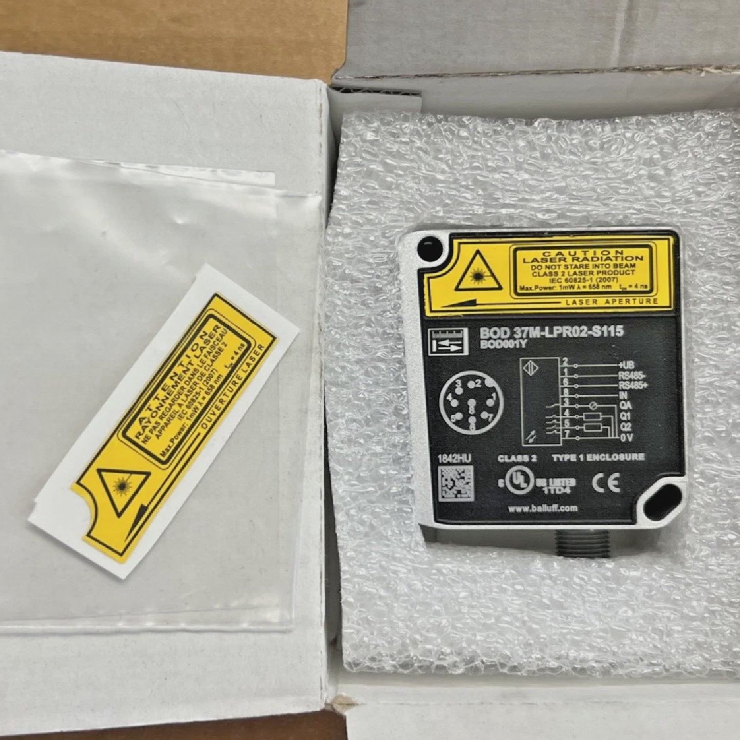 Balluff BOD001Y BOD37MLPR02S115  Photoelectric Sensor *New i,电子元器件市场,其它元器件,淘宝优惠券,粉丝福利购,淘宝优惠卷