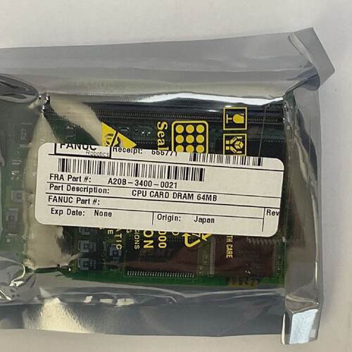 FANUC A20B3400002105B CPU CARD DRAM 64MB CIRCUIT BORAD
