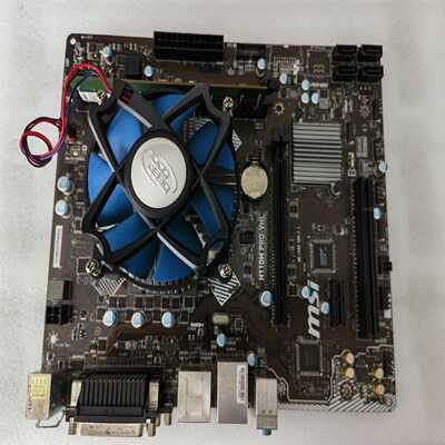 （议价）微星主板h110m，CPUG3900内存4G，挡板