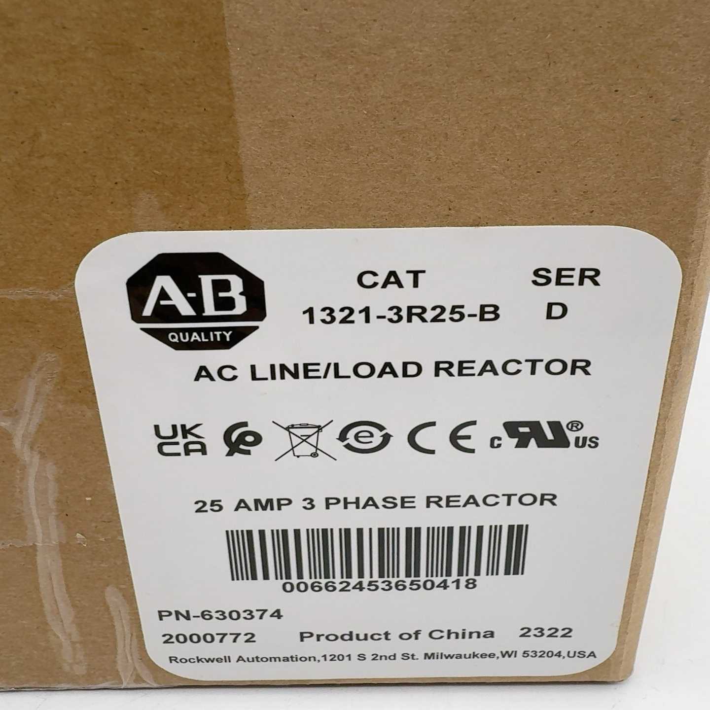 1321-3R25-B罗克韦尔AB电抗器13213R25B全询价