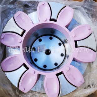 上海布勒梅花弹性体联轴器KTR 减震块开天 ROTEX 90黄紫色缓冲垫