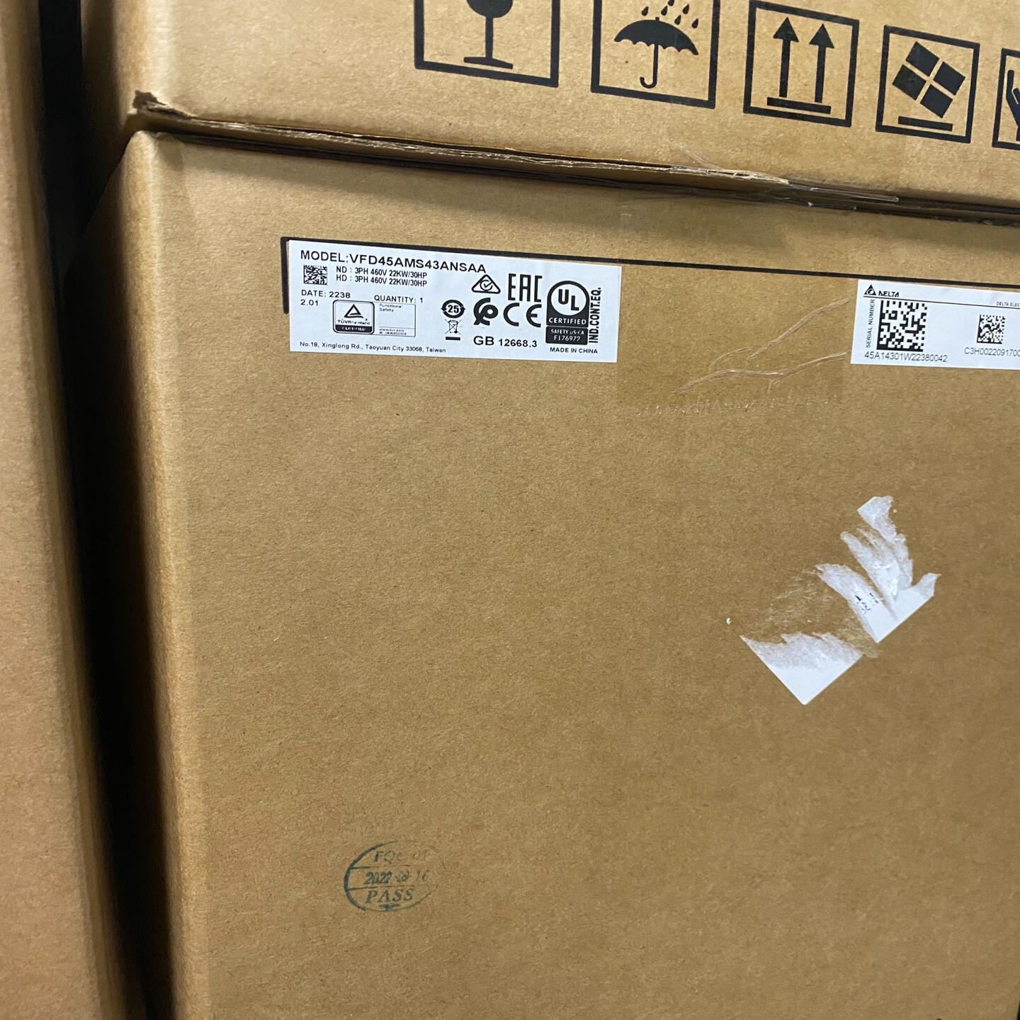 询价台达变频器VFD45AMS43ANSAA22KW