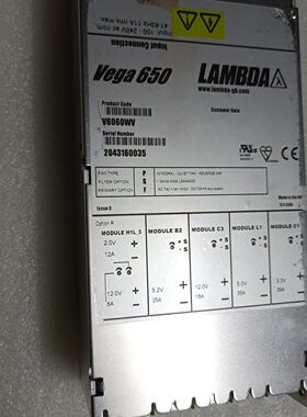 LAMBDAVega650电源模块V6060WV型号-议价