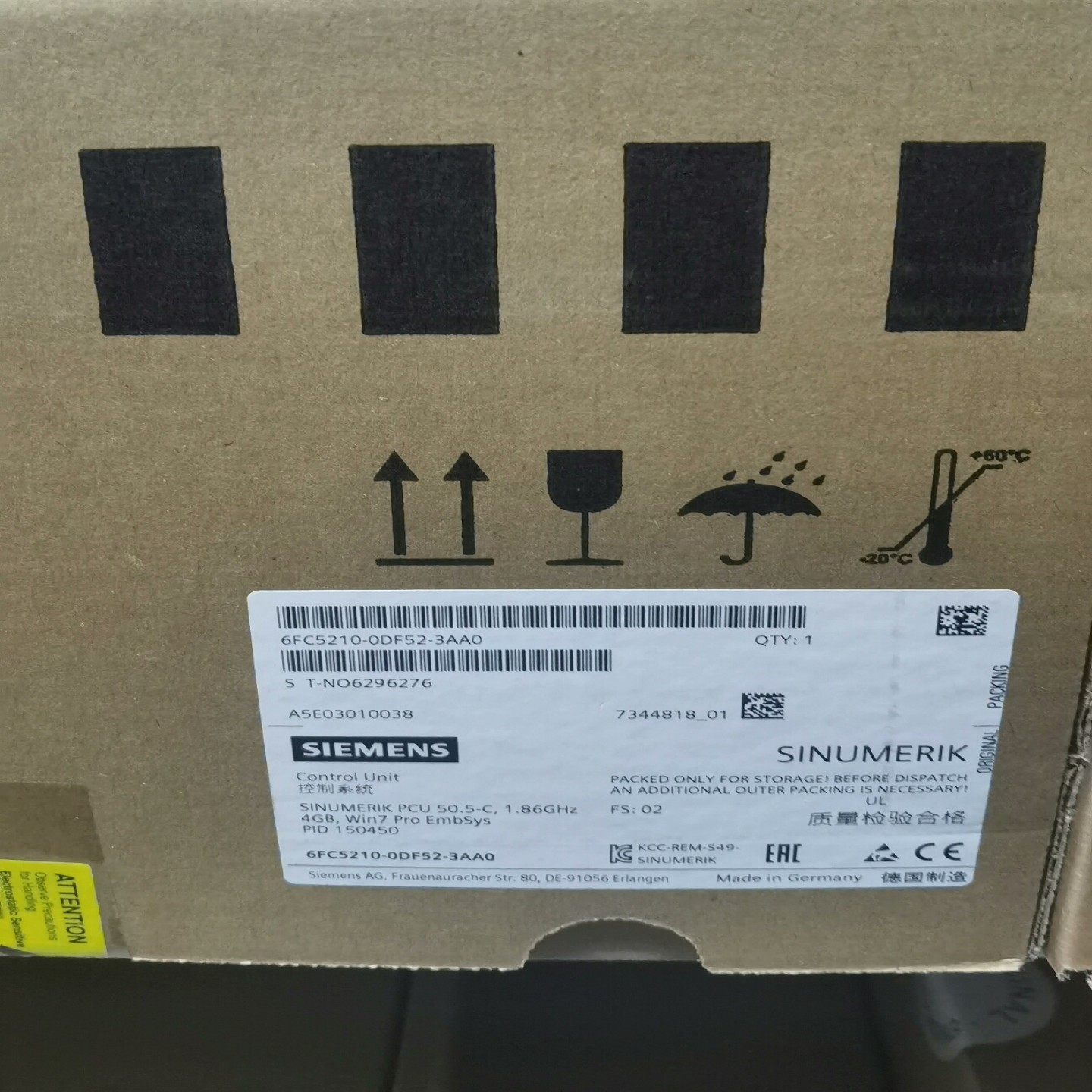 【议价】pcu505全新原装6FC5210-0DF52-3AA0全