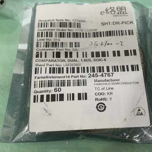 LM393MX/NOPB SOP-8贴片SMD比较器 原~询价