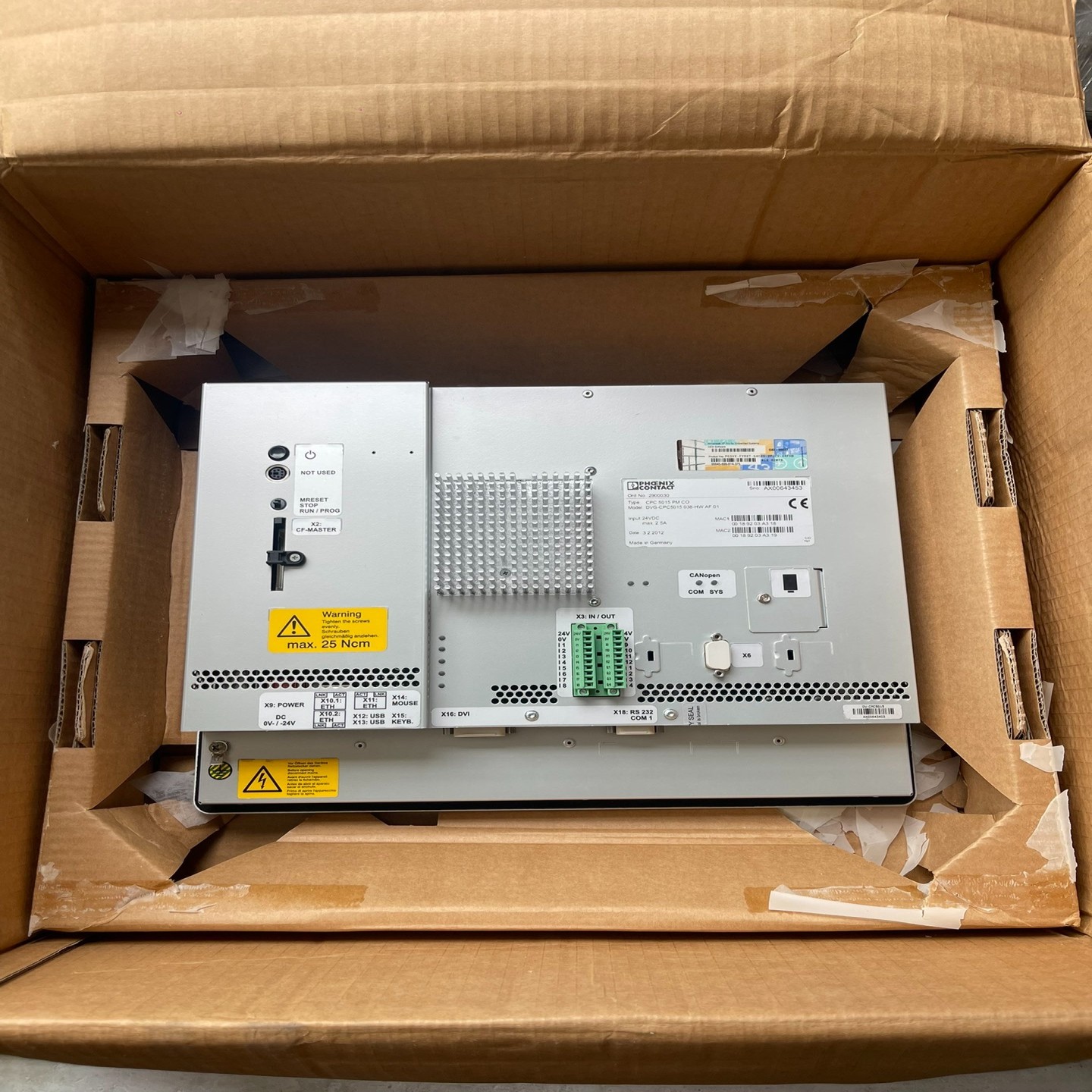 【请询价】CPC 5015 PM CO菲尼克斯工控触摸屏 DVG-CP