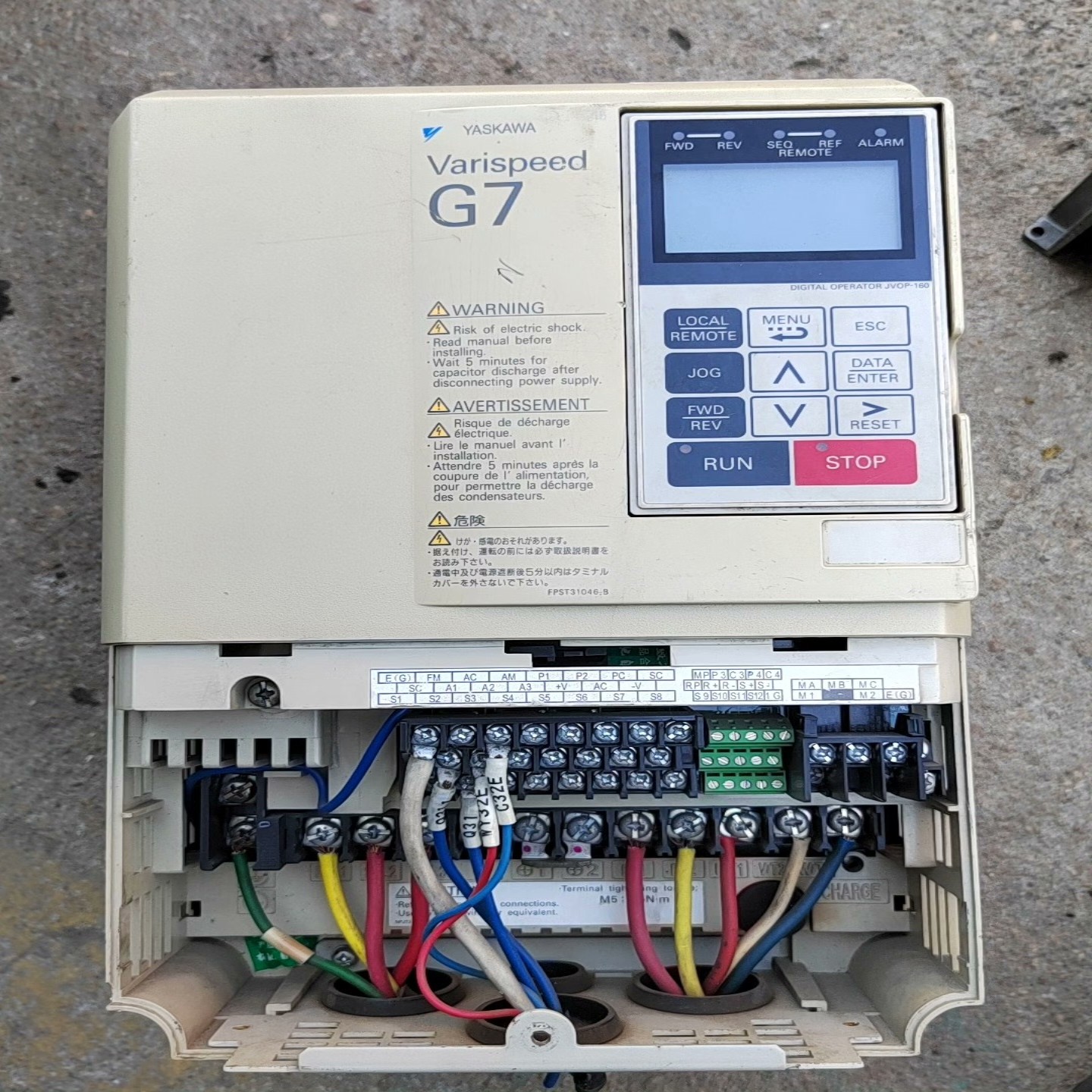 安川变频器CIMR-G7A25P5，200-240V，5.5-议价