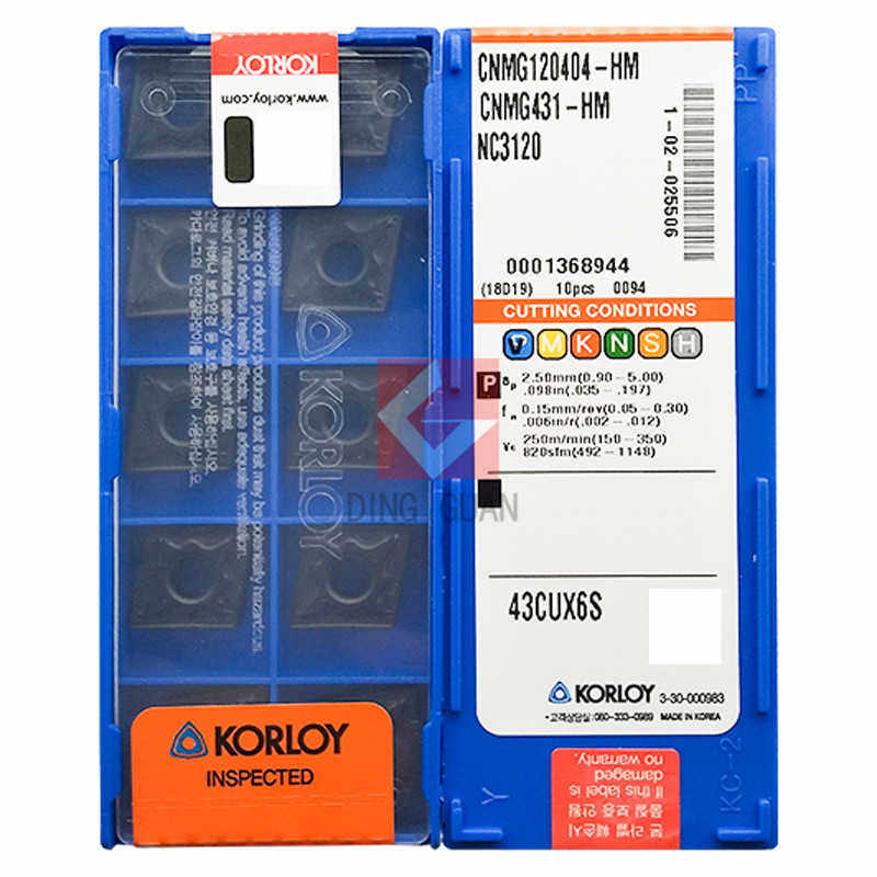 正品 韩国克洛伊 数控刀片 数控刀粒 CNMG120404-HM NC3120